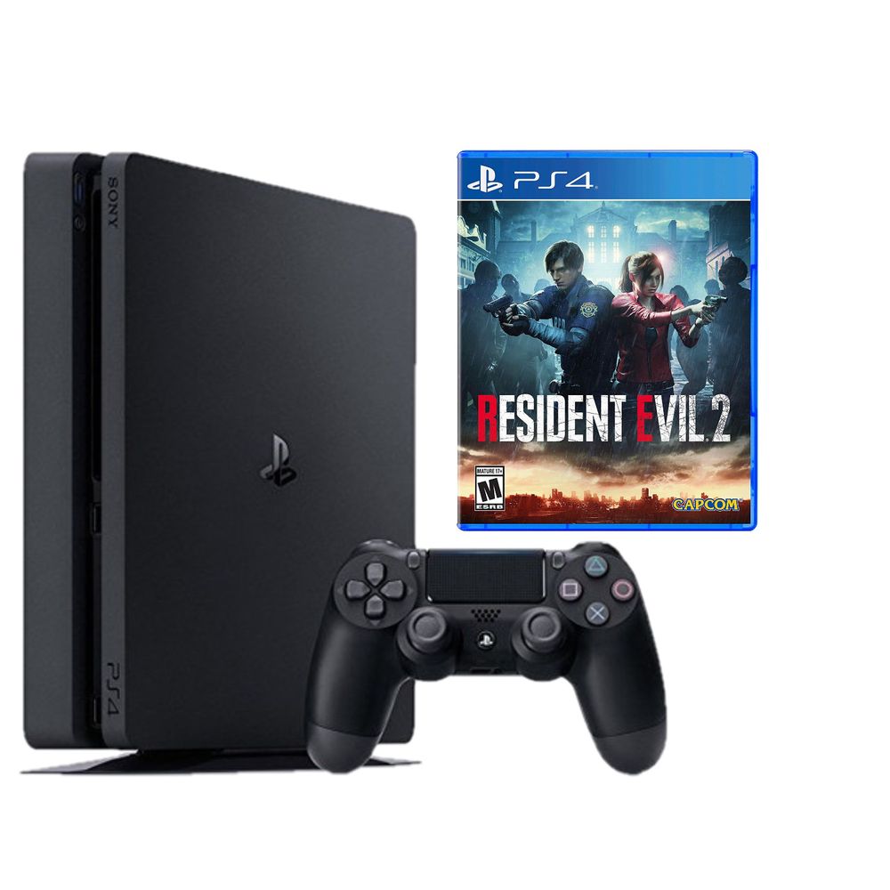 Consola PlayStation 4 Slim 1TB + Resident Evil 2 plazaVea Supermercado