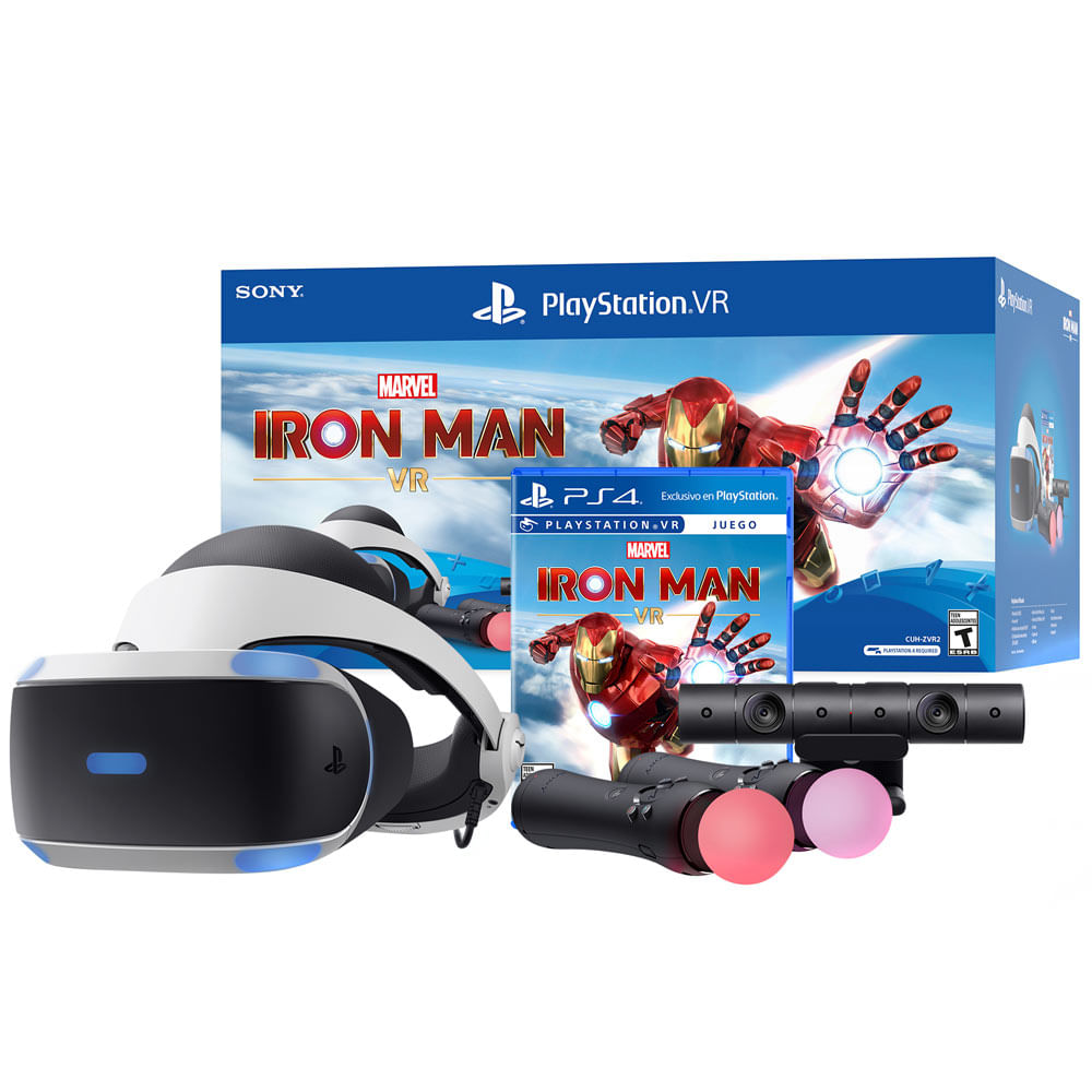 Combo de Realidad Virtual SONY PS4 VR Bundle Iron Man plazaVea Supermercado
