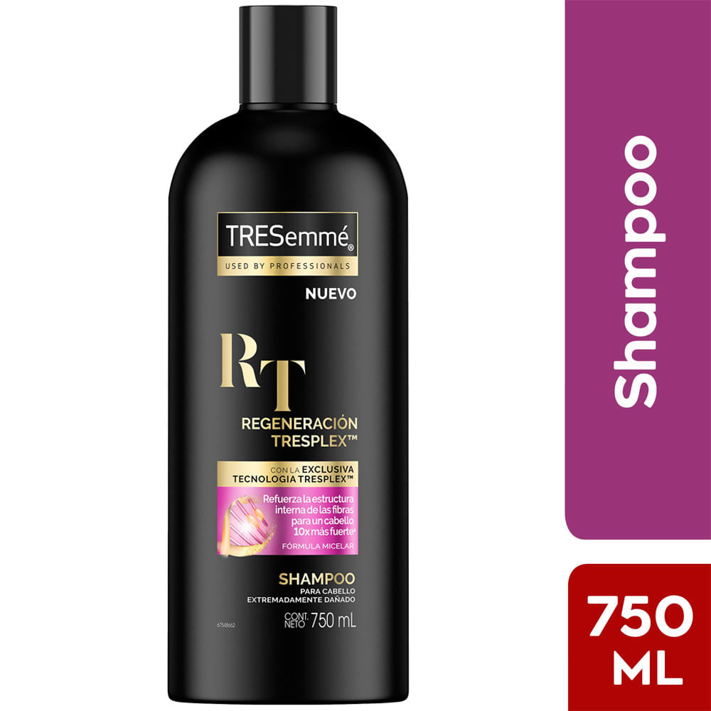 Shampoo TRESEMMÉ Blindaje Platinum Frasco 750ml plazaVea