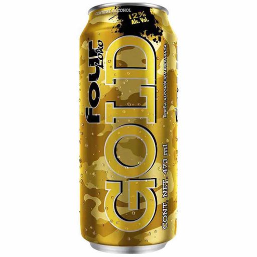 Bebida Alcohólica Preparada FOUR LOKO Gold Lata 473ml | plazaVea -  Supermercado