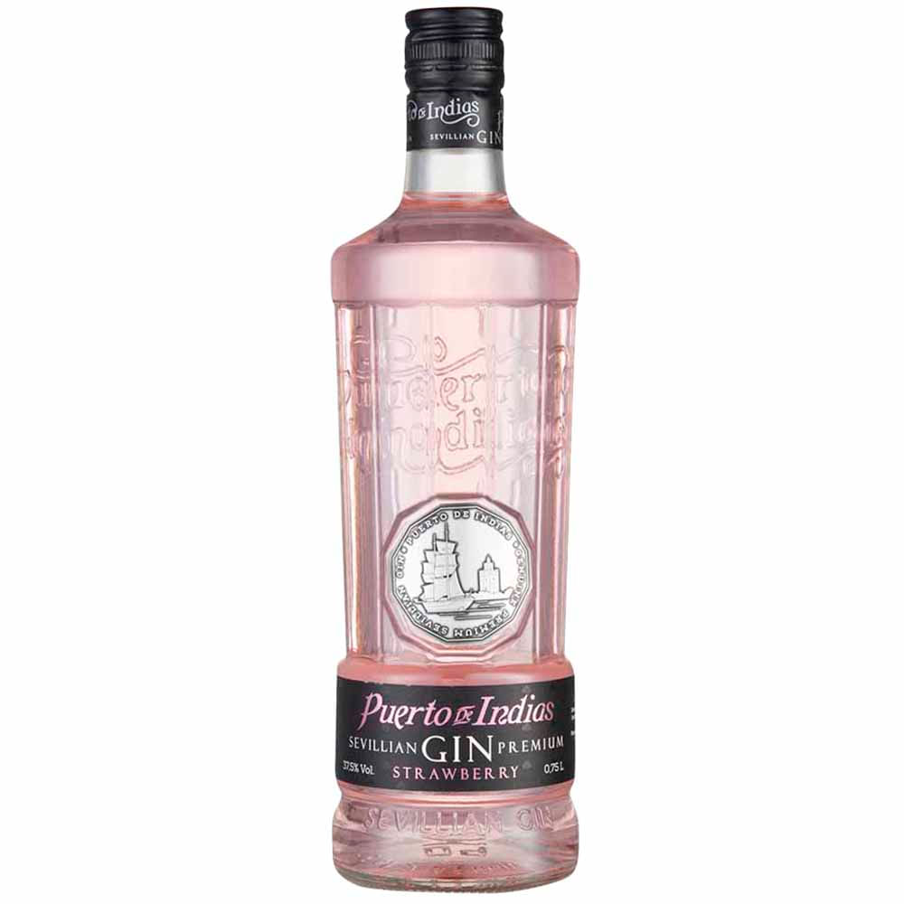 Gin PUERTO DE INDIAS Strawberry Botella 750ml | plazaVea - Supermercado