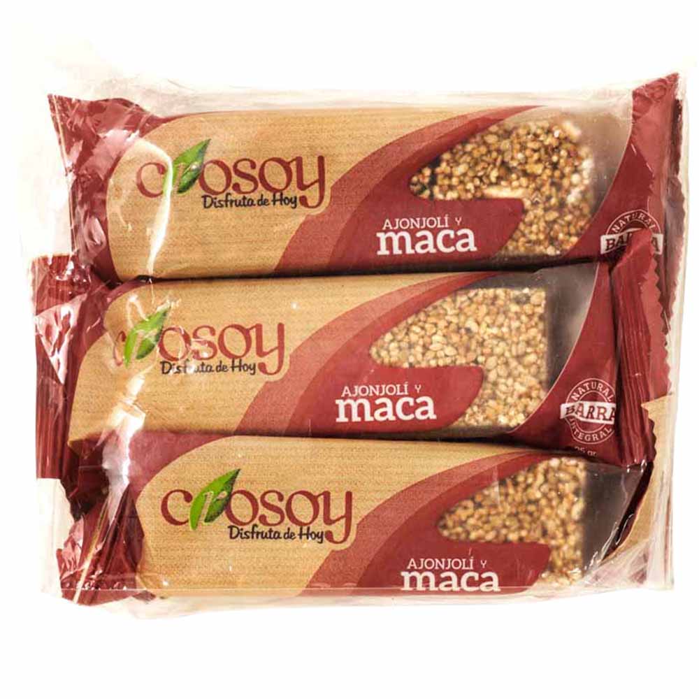 Turrón de Ajonjolí CROSOY en Barra Paquete 6un