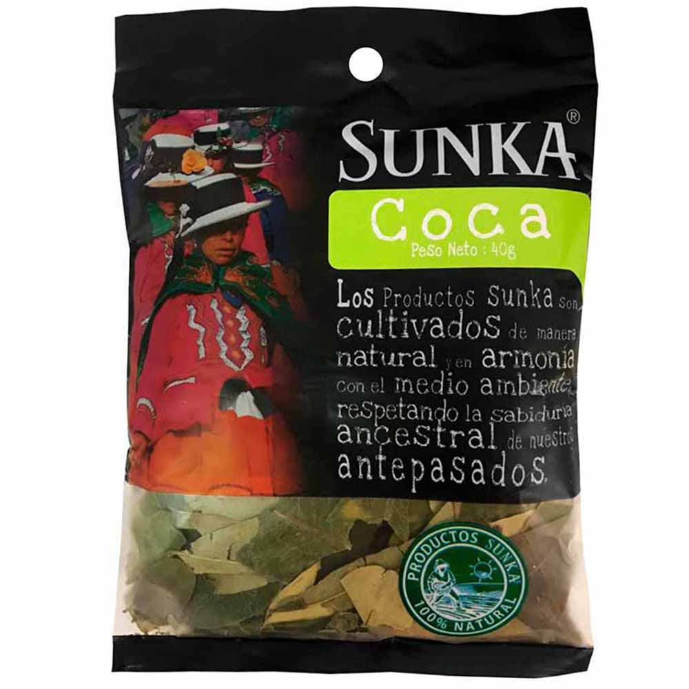 Hojas de Coca SUNKA Bolsa 40g plazaVea Supermercado