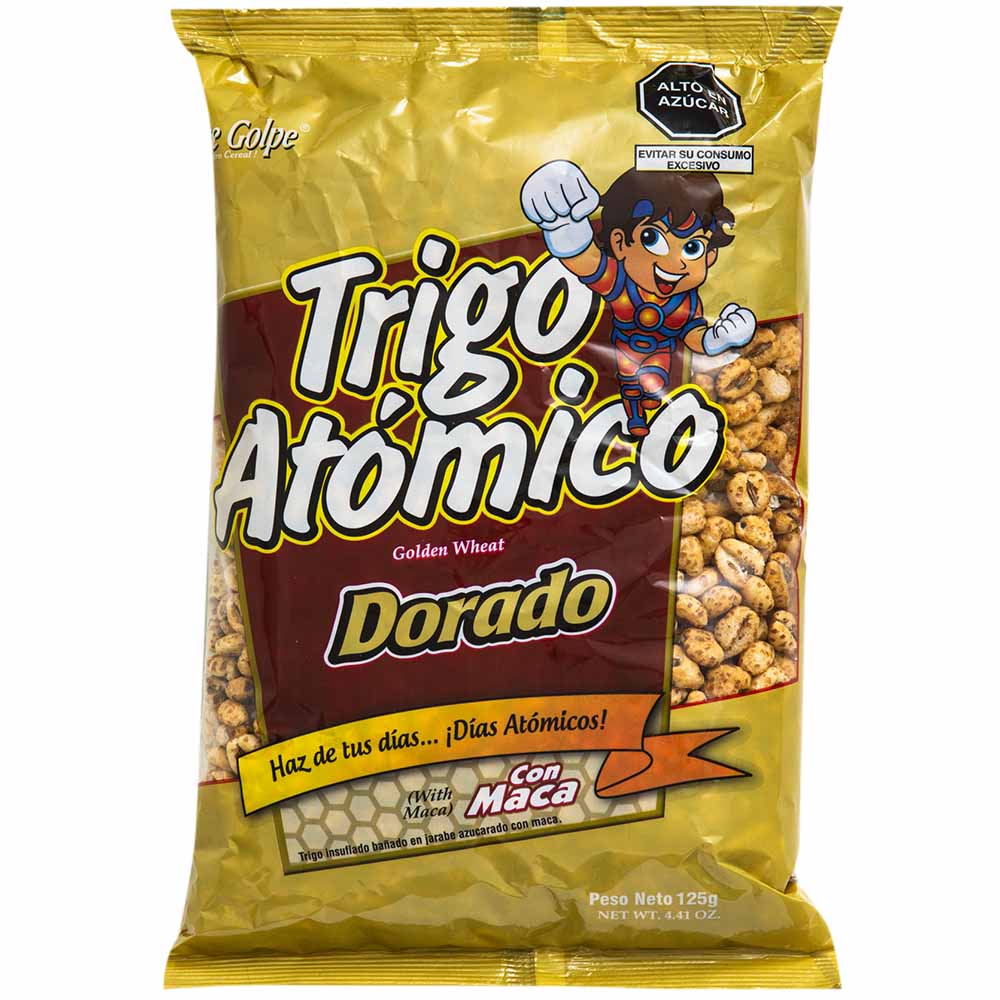 Trigo Atómico FORTE GOLPE Dorado Bolsa 125g