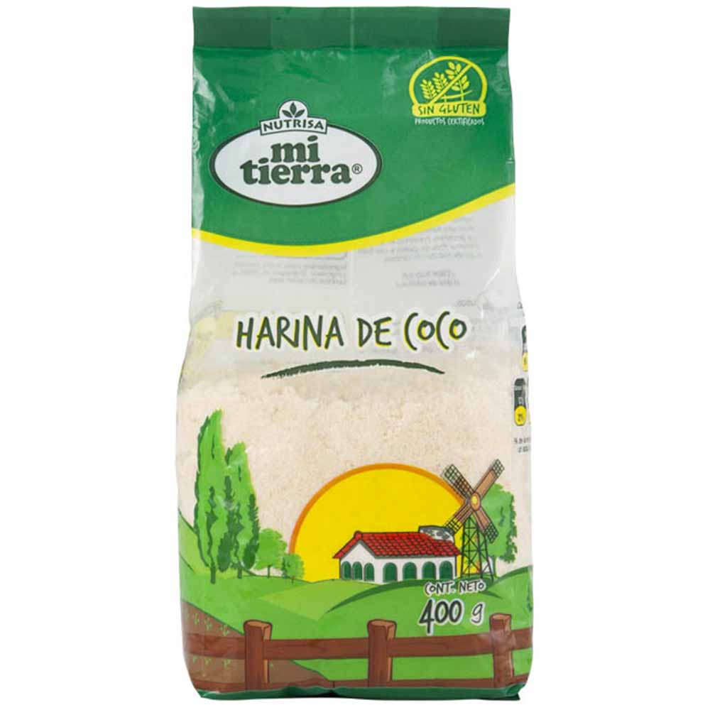 Harina de Coco MI TIERRA Bolsa 400g | plazaVea - Supermercado