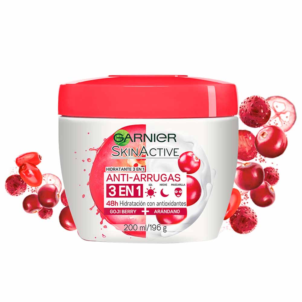 Crema Facial Hidratante GARNIER Skin Active Antiarrugas Frasco 194g | plazaVea - Supermercado crema facial hidratante garnier