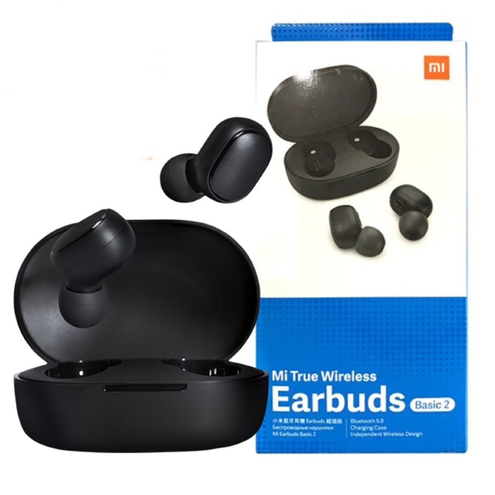 AudĂfono Xiaomi Earbuds Basic 2 Bluetooth TWS Deportivo hasta 12 Horas Resistente Agua Negro earbuds xiaomi opiniones