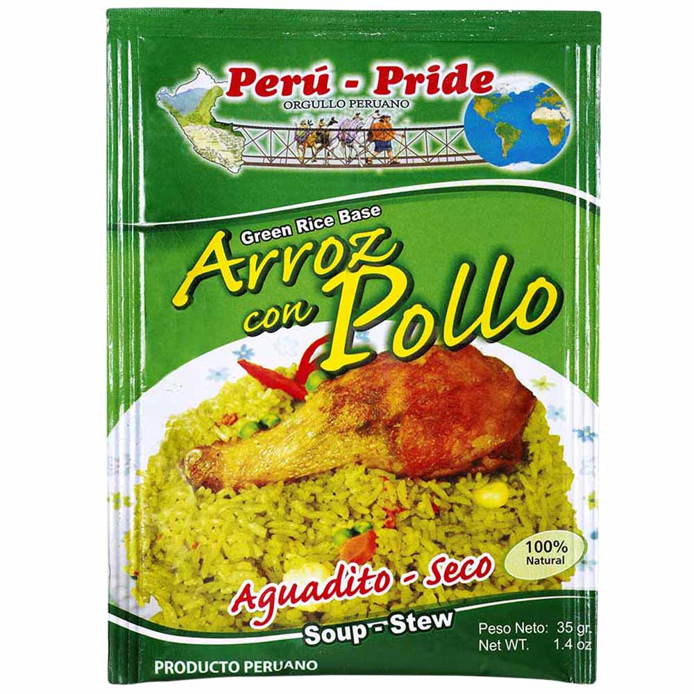 Base de Arroz con Pollo PERÚ- PRIDE Bolsa 35g