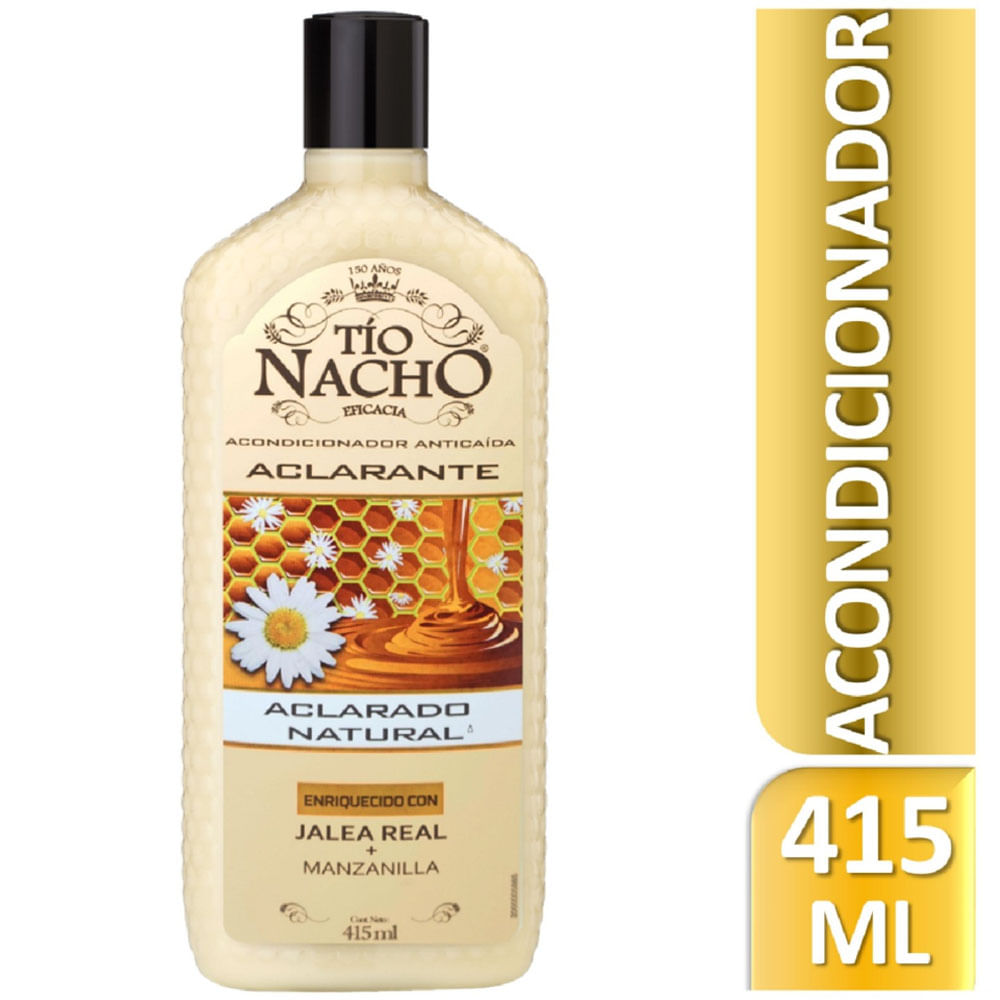 Acondicionador TÍO NACHO Aclarante Frasco 415ml plazaVea