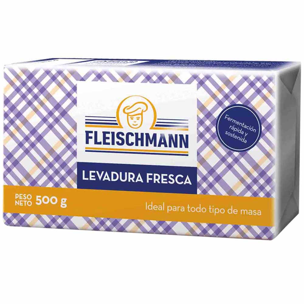 Levadura Fresca FLEISCHMANN Paquete 500g