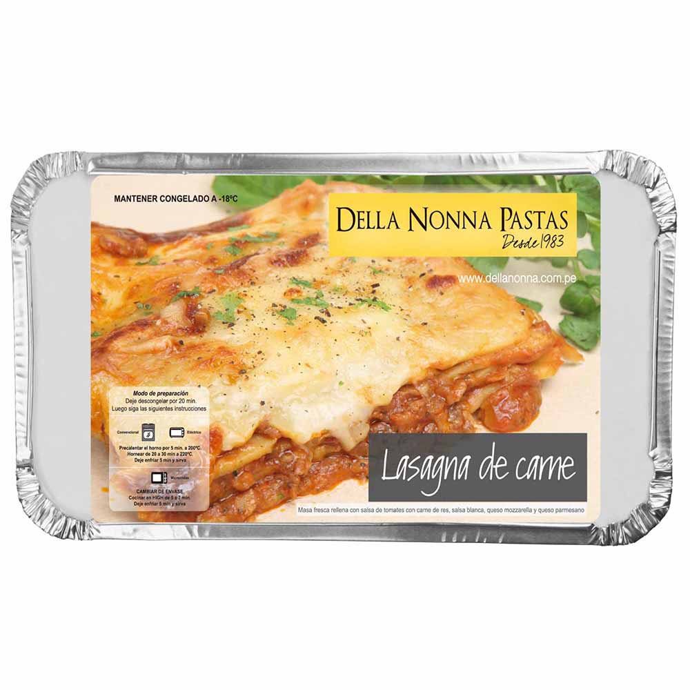 Lasagna de Carne DELLA NONNA Envase 1Kg