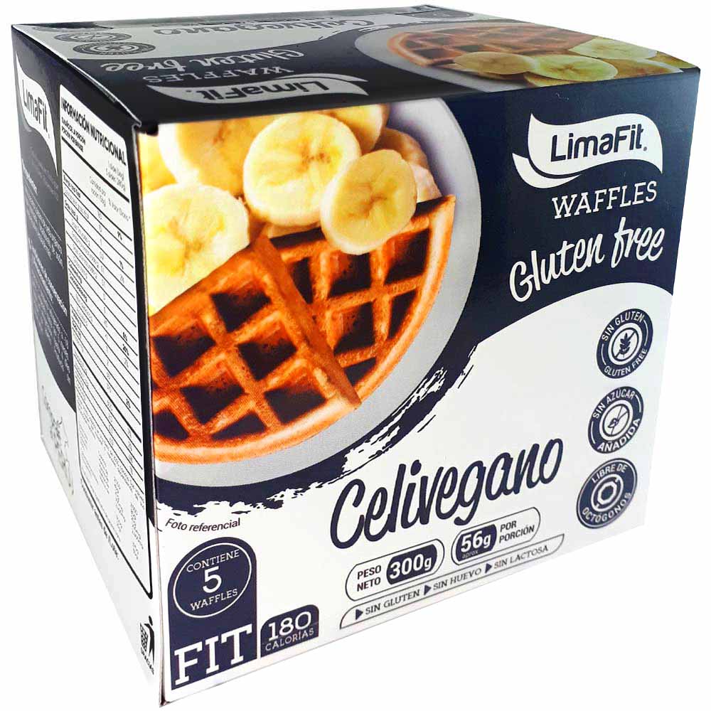 Waffles LIMA FIT Celivegano Caja 300g plazaVea Supermercado