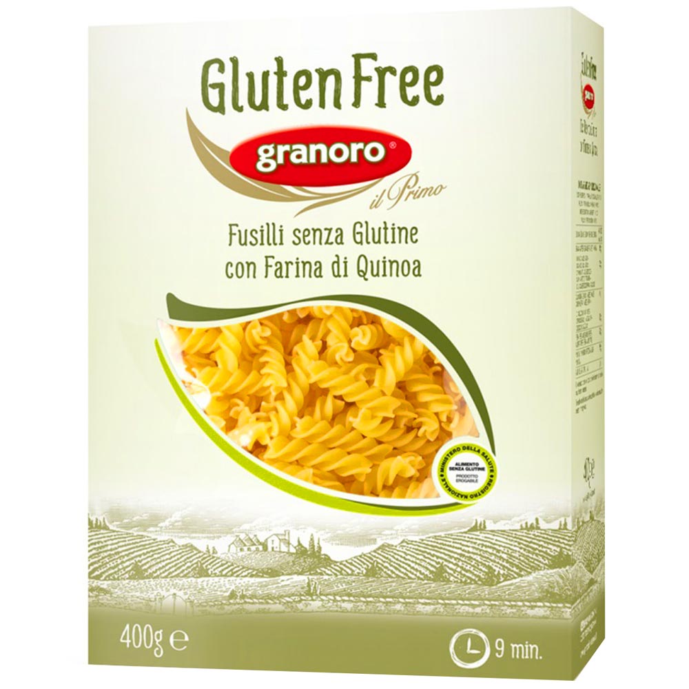 Fideo GRANORO Fusilli Gluten Free Caja 400g plazaVea Supermercado