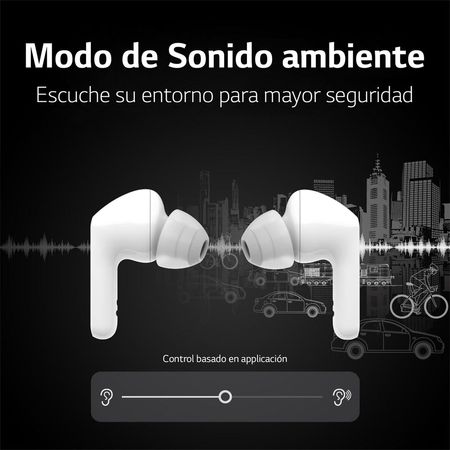 Audífonos Bluetooth LG Tone Free FN4 Blanco (2020) | plazaVea - Supermercado