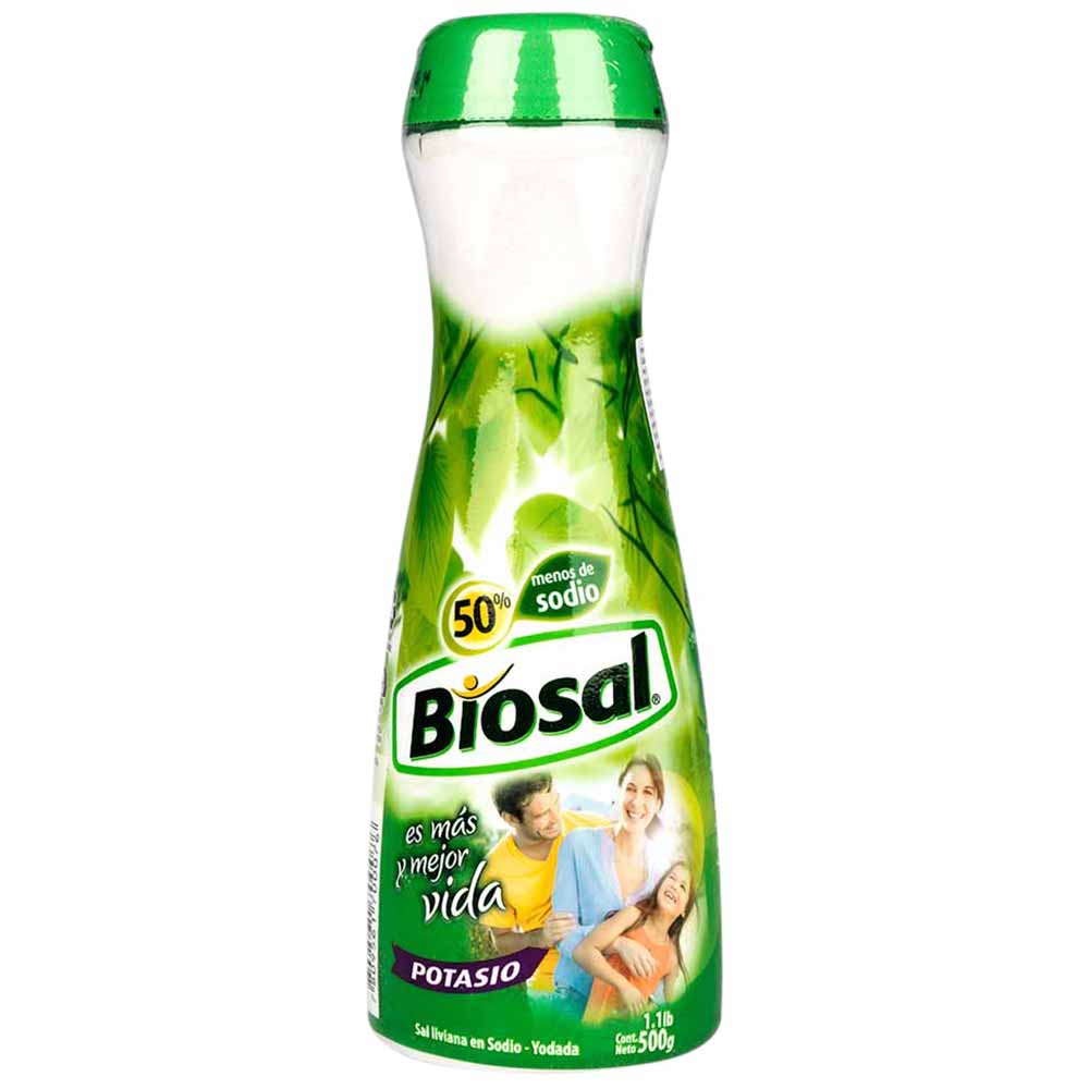 Sal BIOSAL 50% Menos Sodio Frasco 500g