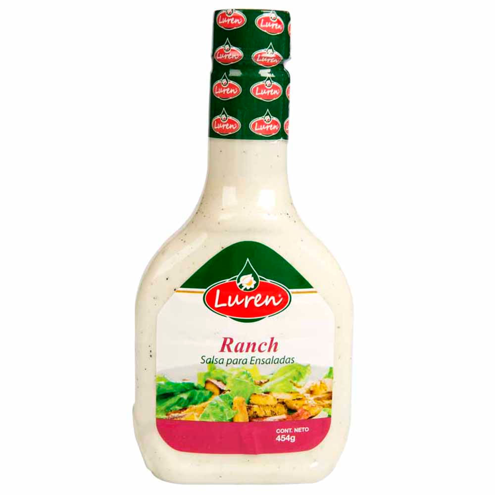 Vinagreta Ranch LUREN para Ensalada Frasco 454g