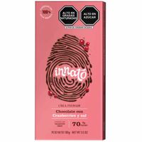 Chocolate Bitter INNATO Cranberries y Sal Bolsa 80g