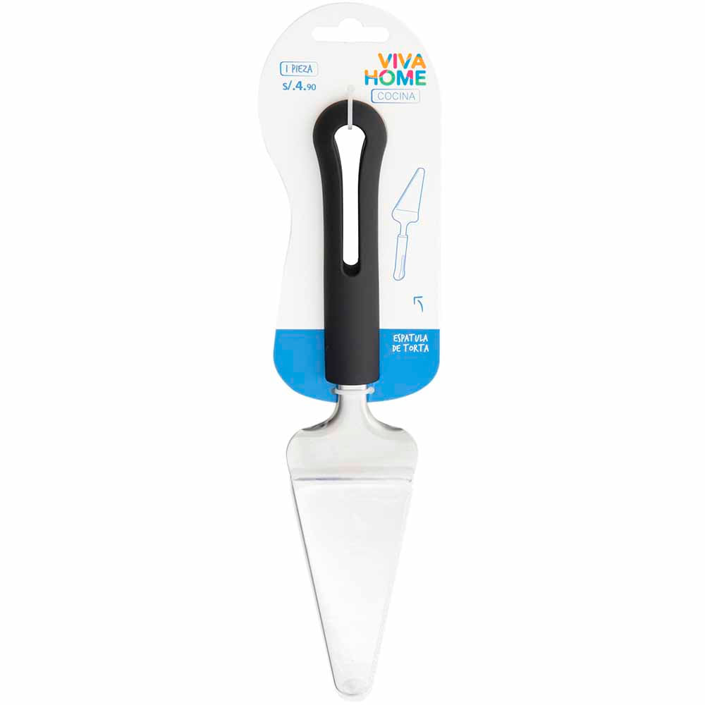 Espátula de Torta VIVA HOME Mango Silicona Negro