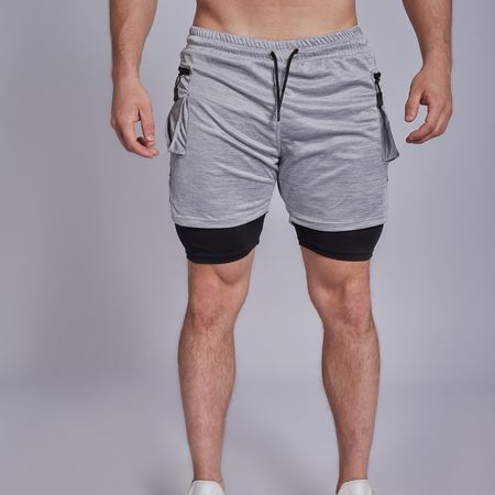 Short con Licras Cargo Camo para Hombre Alphafit Melange Talla M | plazaVea  - Supermercado