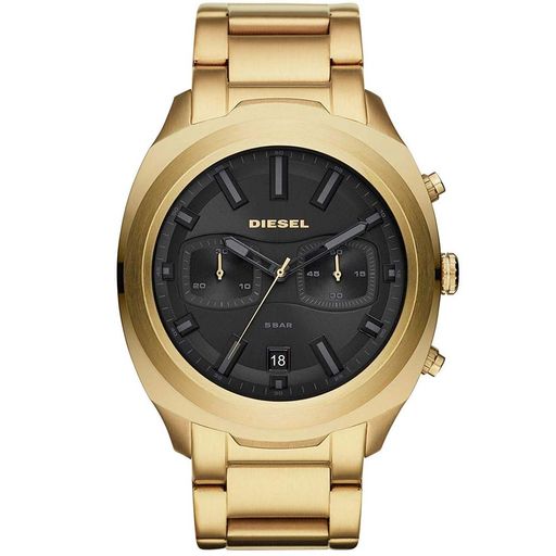 Reloj diesel discount negro y dorado