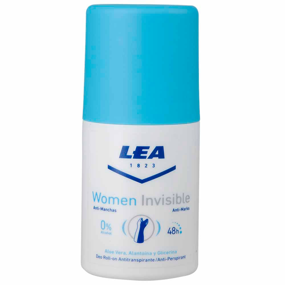 Desodorante para Mujer en Roll On LEA Invisible Frasco 50ml