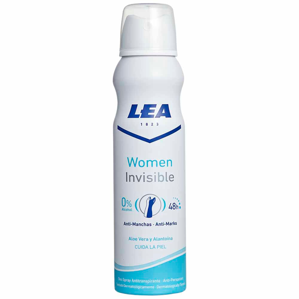 Desodorante para Mujer en Aerosol LEA Women Invisible Frasco 150ml