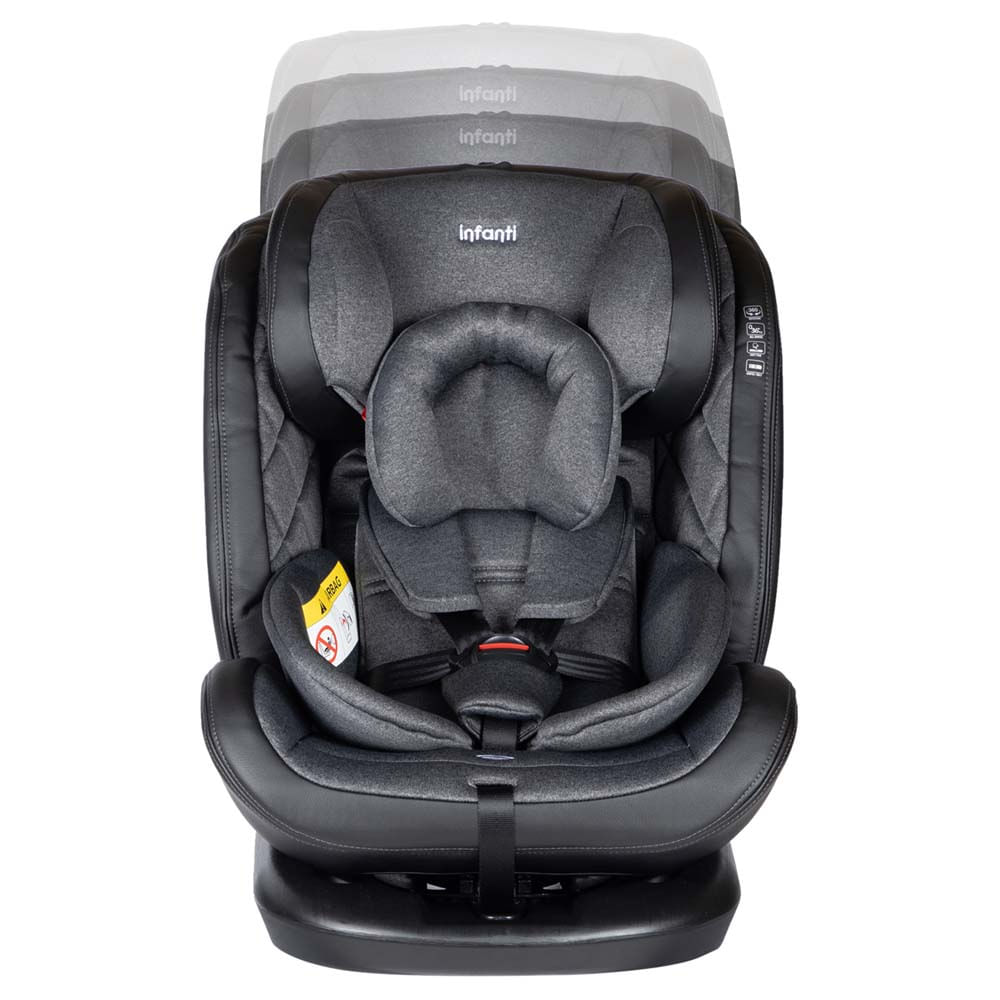 Silla de Auto para Bebé INFANTI Convertible I-Giro 360° Gris