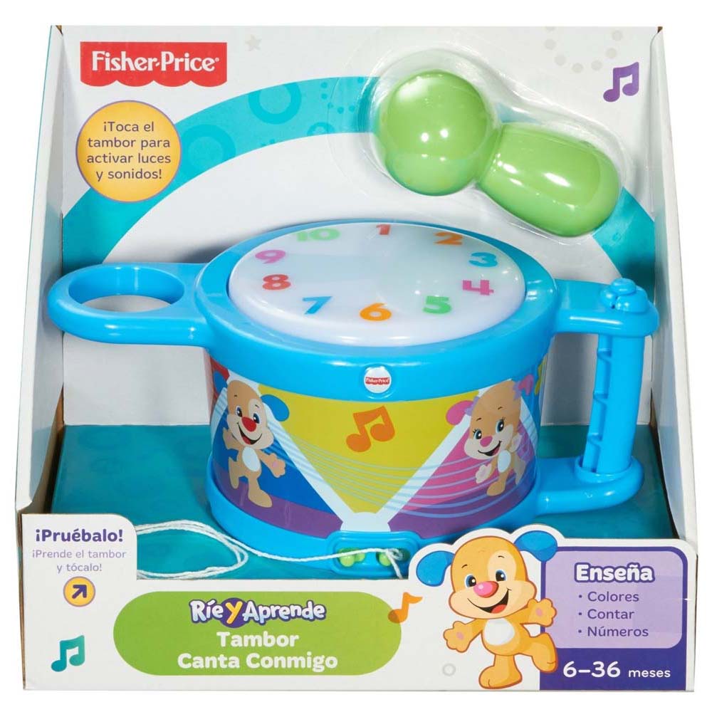 Tambor Canta Conmigo Fisher Price Rie Y Aprende