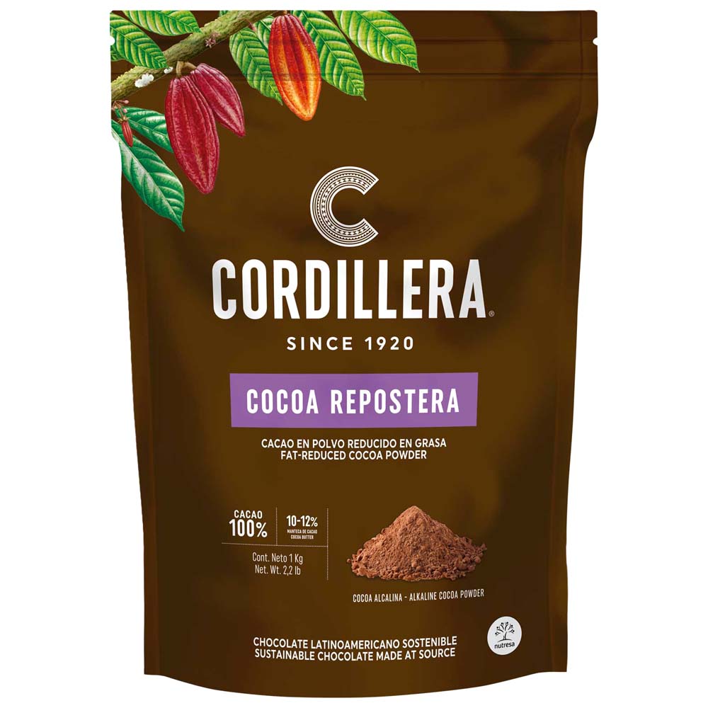 Cocoa Repostera CORDILLERA Doypack 1kg