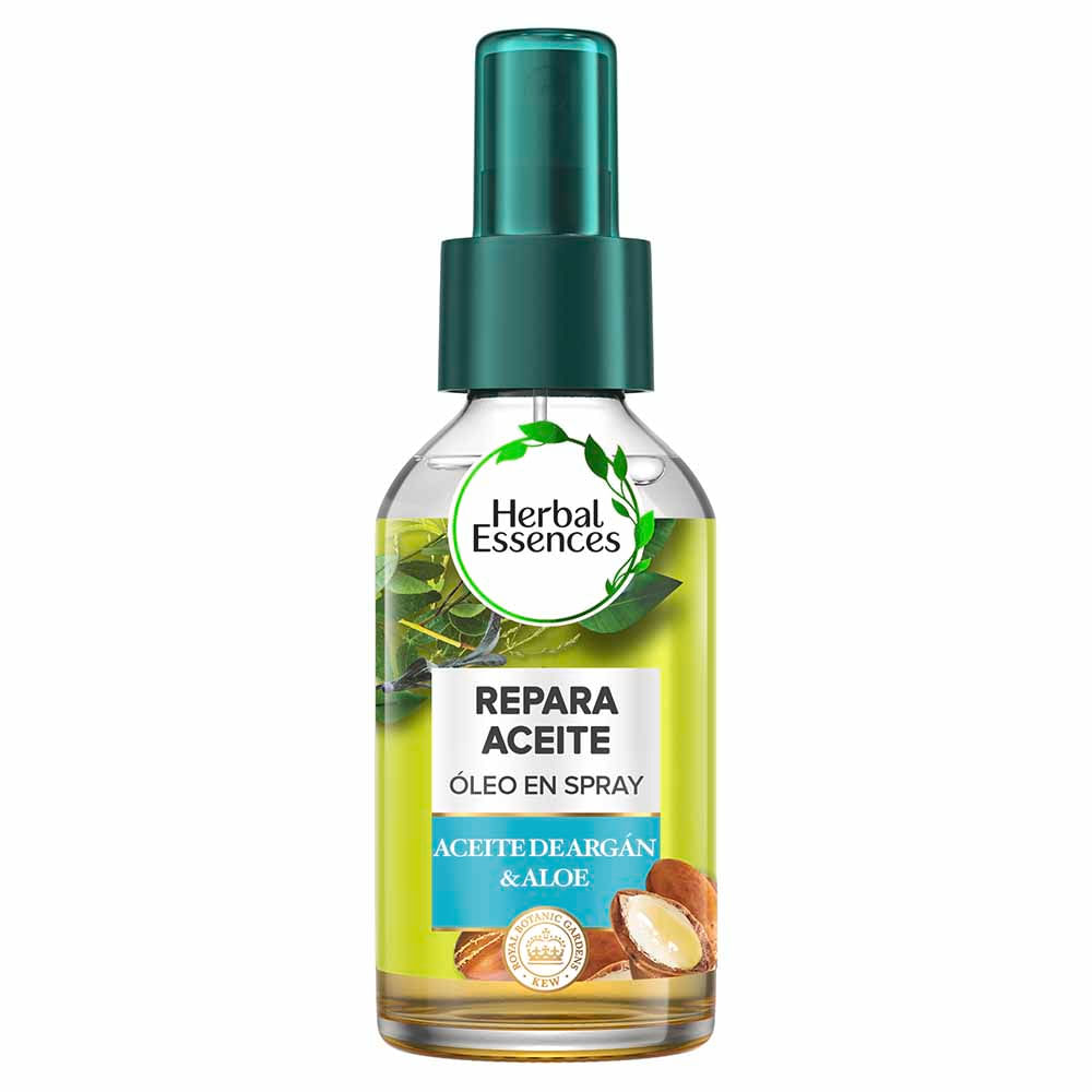 Aceite Capilar HERBAL ESSENCES Argán Oil & Aloe Frasco 100ml plazaVea