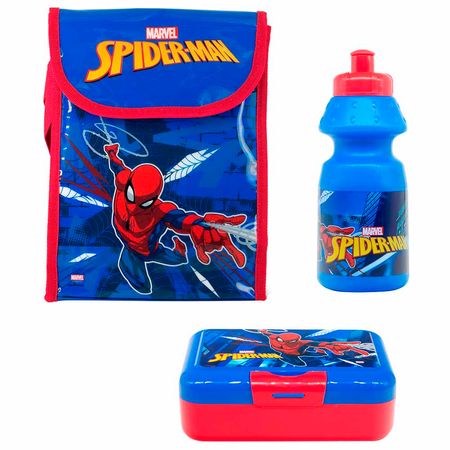 Set SPIDERMAN Lonchera + Botella + Táper | plazaVea - Supermercado