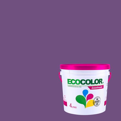 Pintura Ecológica Ecosatinado 4Lts Violeta Africano | plazaVea -  Supermercado