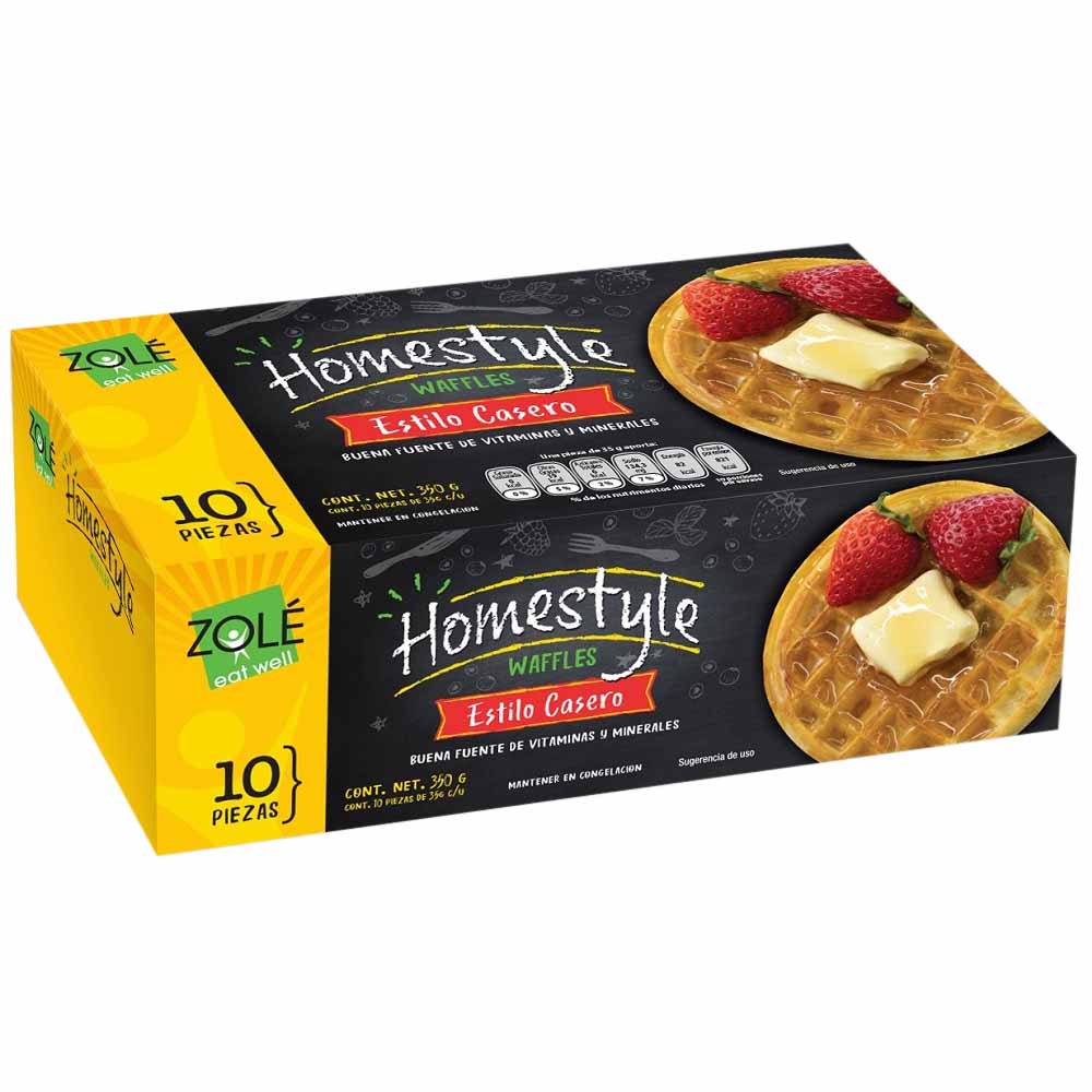 Waffles ZOLE Tradicionales Paquete 350g plazaVea Supermercado
