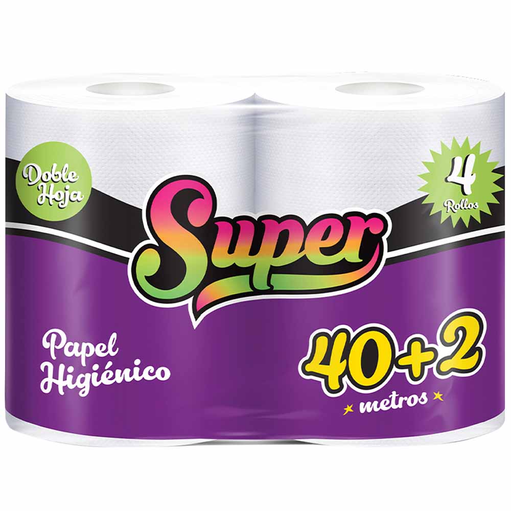 Papel Higiénico Super Doble Hoja Paquete 4un Plazavea Supermercado