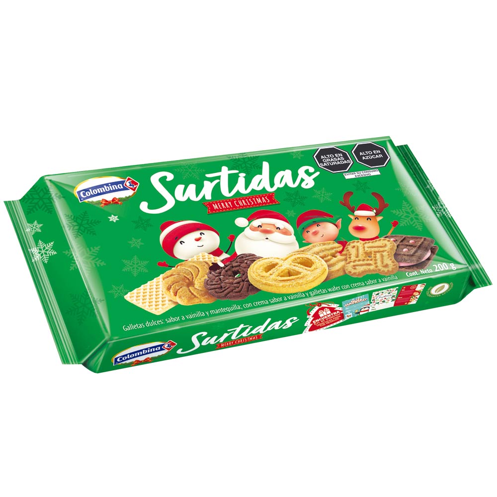 Galletas Dulces COLOMBINA Surtidas Caja 200g | PlazaVea - Supermercado