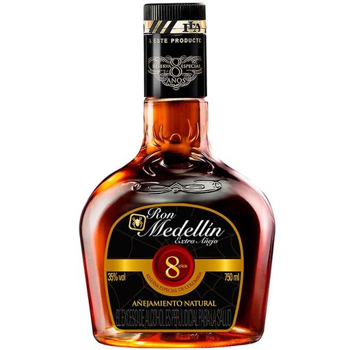 Ron MEDELLÍN 8 Años Extra Añejo Botella 750ml