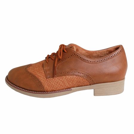 Zapatos Oxford Mujer Inspira Kvr Evy Color Camel | plazaVea - Supermercado