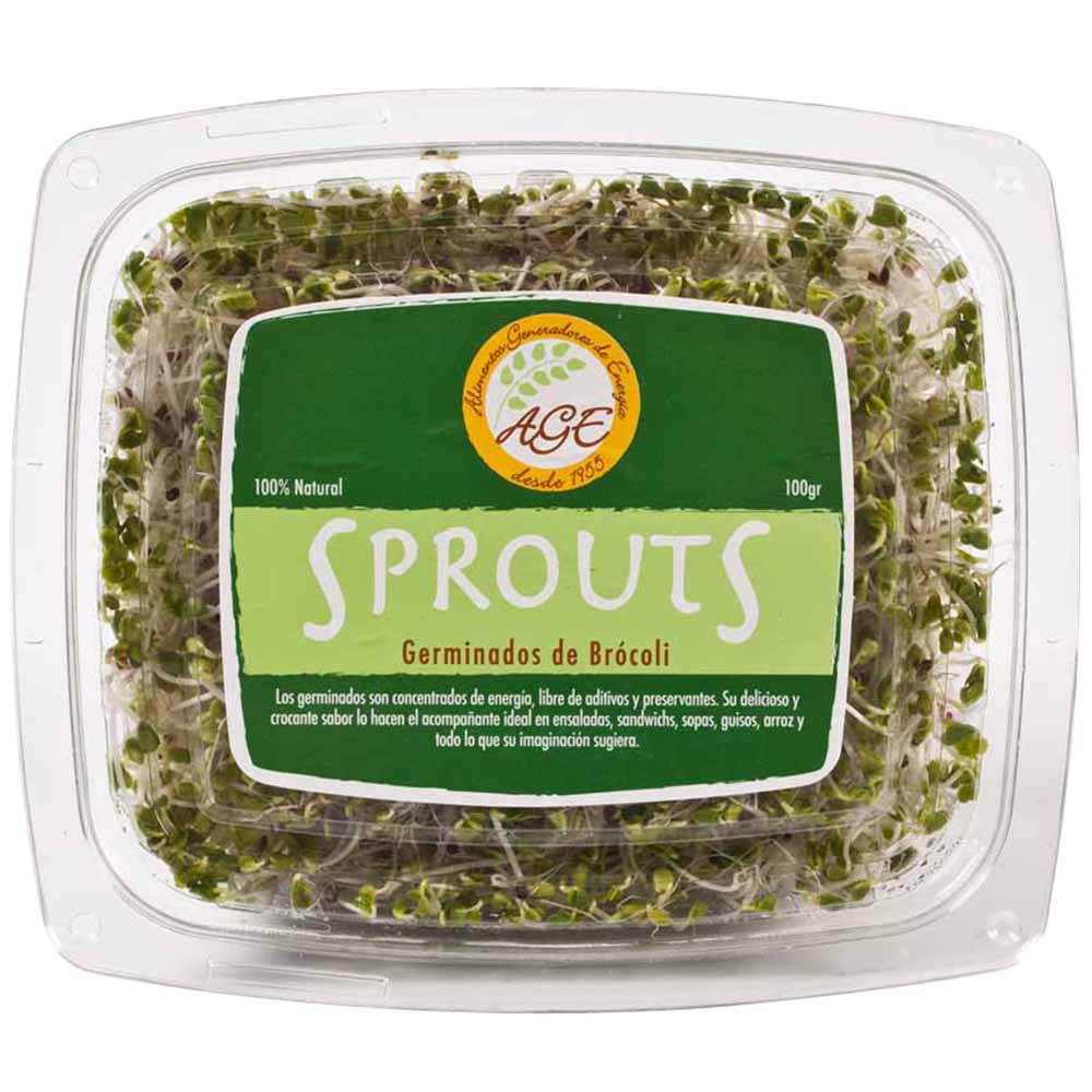 Germinados de Brócoli AGE SPROUTS Bandeja 100g