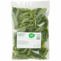 Albahaca Fresca VERDE PURO Bolsa 120g aprox.