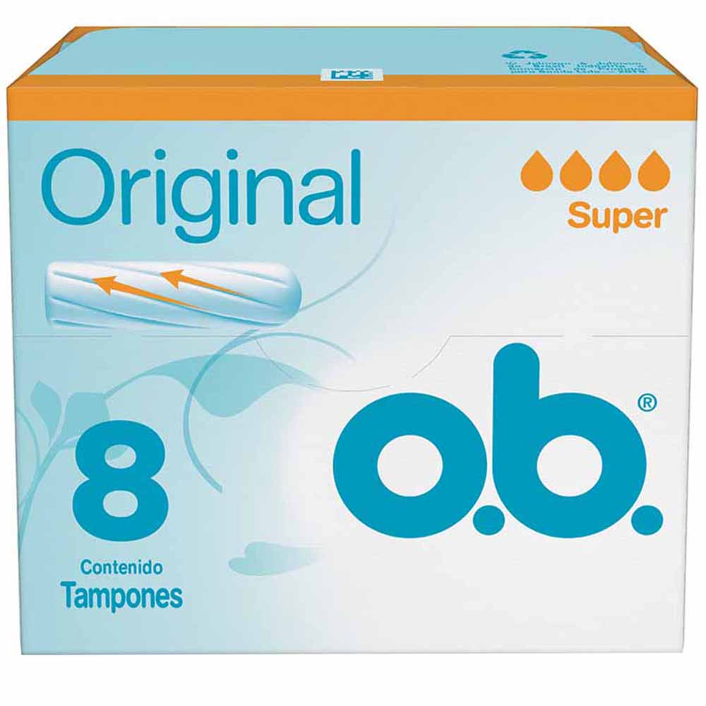 Tampón O.B, Original Super Caja 8un | PlazaVea - Supermercado