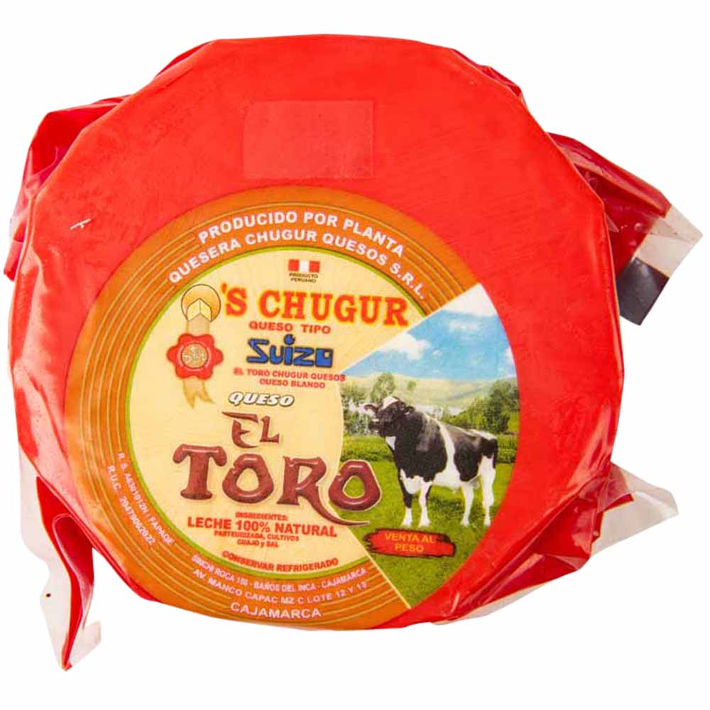 Queso Tipo Suizo El Toro CHUGUR