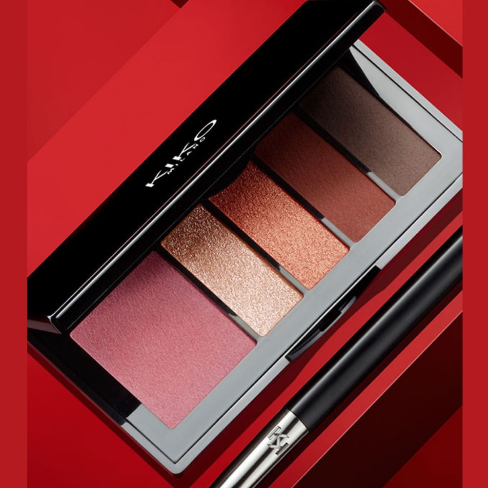 Paleta de Sombras Kiko Milano para Ojos y Rostro Coral plazaVea