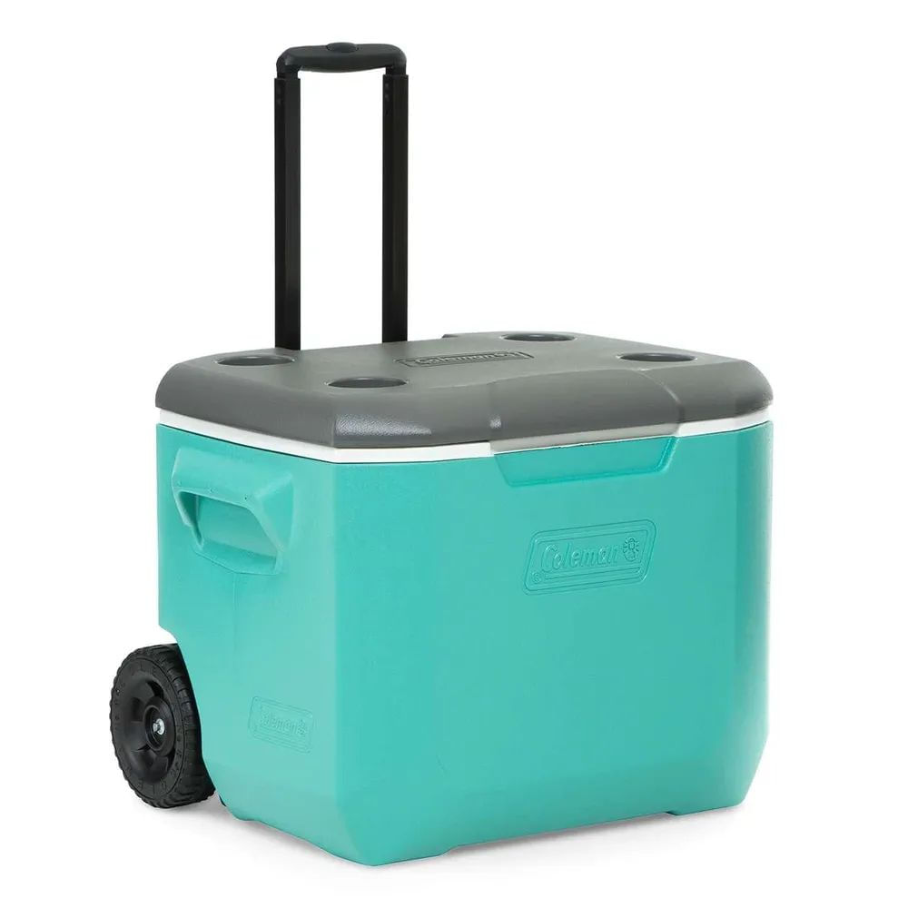 Cooler Coleman 60QT Con Ruedas Turquesa plazaVea Supermercado
