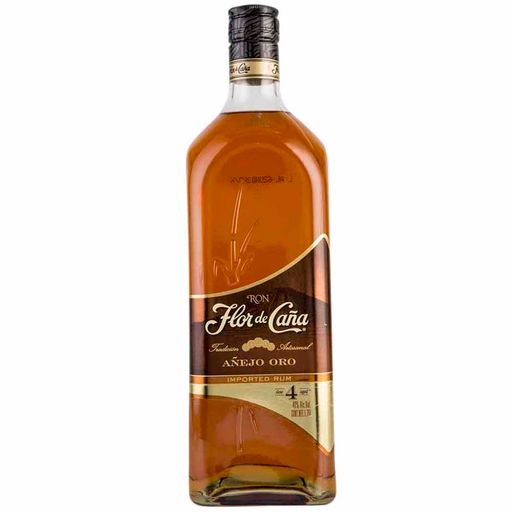 Ron FLOR DE CAÑA 4 Años Añejo Oro Botella 1.75L