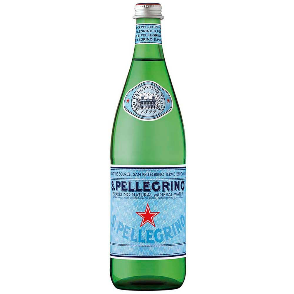 Agua Mineral SAN PELLEGRINO Con Gas Botella 750ml