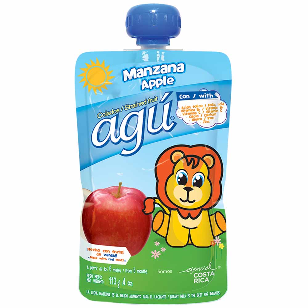 Colado AGÚ Manzana Doypack 113g plazaVea Supermercado
