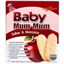 Convencional Caso Bonito Galletas BABY MUM Arroz Sabor Manzana Caja 50g | plazaVea - Supermercado