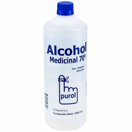 Alcohol Medicinal PUROL 70° Frasco 1L | plazaVea - Supermercado