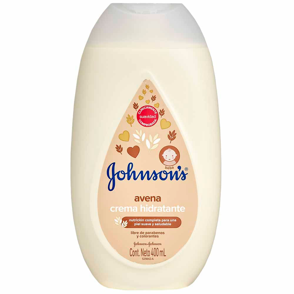 Crema Corporal para Bebé JOHNSON'S BABY LÃquida de Avena Frasco 400ml | plazaVea - Supermercado crema avene para bebes