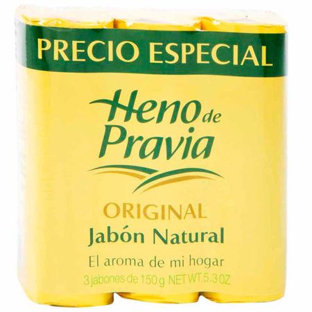 ajuste Línea del sitio idiota Jabón de Tocador HENO DE PRAVIA Natural 150g Paquete 3un | plazaVea -  Supermercado
